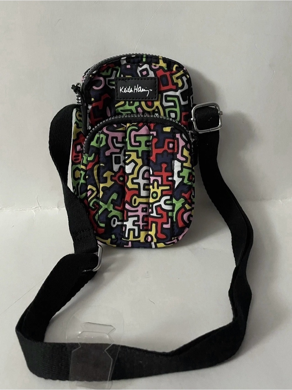 Keith Haring x Primark Mini Crossbody Purse / Phone Holder, Pop Art Graffiti